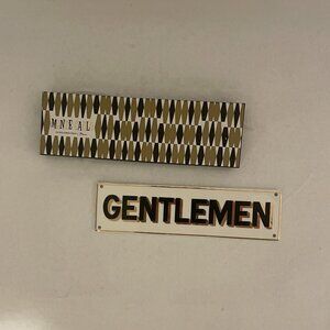 Rosanna Mote Carlo Collection ceramic Gentleman Sign